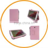 Hot Sell Cowskin Leather Stand Case for Samsung Galaxy Note8.0 N5100 Pink from Dailyetech
