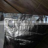 Light reflective aluminum foil fabric canvas,heat resistant tarps for car sunshade