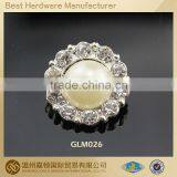24mm Good Quality Pearl and Rhinestone Sewing Buttons