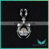Foreverone DEF White Moissanite Diamond Pendent 18K White/yellow Gold for Necklace thumbnail-5