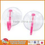 Removable Plastic Clear Window Locking Suction Cup Hooks thumbnail-2