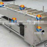Spray Type Fruit/Melons/Vegetable Washing Machine With Roller Brushes thumbnail-5