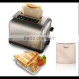 As seen on TV product PTFE Reusable Toaster bag Hot product in Europe Australia Japan USA