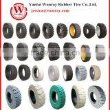 Forklift Scissor Lift Trailer OTR Mining Press-on Solid Tire Wheel thumbnail-1