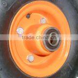 10 Inch 4.1/3.50-4 Heavy Duty Solid Rubber Wheel for Hand Trucks, Tool Carts thumbnail-3