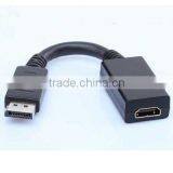 DP to HDMI Cable Adapter 15CM W/IC (DP Male to HDMI Female) thumbnail-1