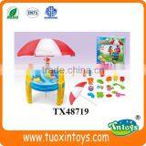 Kids Plastic Outdoor Summer Sand Beach Toys Table Set Sand Play Tools thumbnail-3