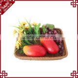 S&D Handmade Rattan Eco-friendly Effect Fruit Vegetable Display Rack Supermarket Basket thumbnail-3