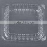 Cheap Price Clamshell Plastic Cake Container Carrier With Hinged Lid, Clear Plastic Take Out Food Packaging Box for Salad thumbnail-4