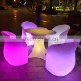 modern led furniture portable luminaire led table rechargeable battery operated glowing led bar table