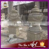 Yellow Granite Flower Pot for Garden thumbnail-2