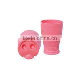 Silicone Kid Toddler Unbreakable Drinking Cup Piggy Snout Funny Cup thumbnail-2