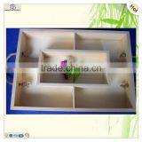 Restaurant Servicing Decorating Polished Pine Wooden Craft Plate Tray thumbnail-6