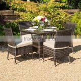 2017 Sigma Trade Assurance Weatherproof Small Resin Wicker Glass Top Cheap Center Table thumbnail-1