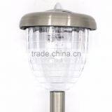 2-PC Stainless Steel Solar Path Light Outdoor LED Landscape Lawn Garden Lamp - 158 mm thumbnail-1