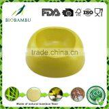Degradable Traditionary Biological Bamboo Fiber Pet Water Bowl With Handle
