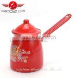 Red Design Hot Sale Flower Decal Elegant Useful Coffee Cup/milk Pot thumbnail-5