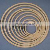 New Products Eco Friendly Round Bamboo Embroidery Hoop for Cross Stitch Made in China thumbnail-1