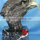 Bronze Eagle Head Statues Home Decoration Pieces thumbnail-1