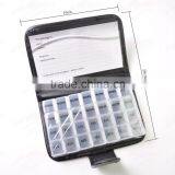 New PU Removable Compartments 7 DAY PILL WALLET Tablet Organizer Dispenser Box thumbnail-3