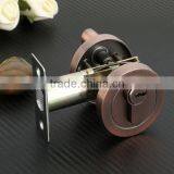 Satin Nickel Zinc Alloy Heavy Duty Entry Single Cylinder Dead Bolt Door Lock thumbnail-3