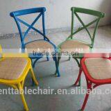 Solid Mahogany Wood Cross Chair/Dining Chair on Discount thumbnail-1