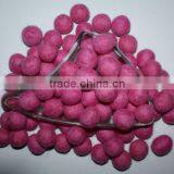 100% Wool Nepal NEW Felt Balls 2 cm Home Crafts Christmas Nursery Felted Garland thumbnail-2