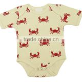 Kids Clothes Factory Manufacturer Eco-friendly 100% organic cotton bodysuits baby romper clothes customized