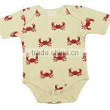 Kids Clothes Factory Manufacturer Eco-friendly 100% Organic Cotton Bodysuits Baby Romper Clothes Customized thumbnail-1