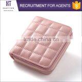 Classic Leisure Ladies Mini Card Wallets Best Selling Fashion Women Sheep Skin Leather Wallet For Sale thumbnail-3