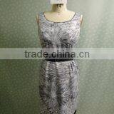 2015 Casual Print Cotton Spandex Dresses thumbnail-1