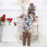 Children's Pattern Hats In Stock, Baby Pompom Hats Knitted Design,Kids Ear Flaps Hats thumbnail-6