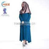Zakiyyah S30 Wholesale Chromatic Clothing Formal Dress With Soft Abaya Pure Burqa for Muslim Women in Various Color Dubai thumbnail-2