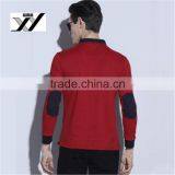 Wholesale Long Sleeves 100 Cotton Men T-shirt Polo T Shirt thumbnail-3