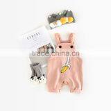 S60661B 2017 Baby Girl Boy Overalls Summer Pants Print Toddler Short Pants thumbnail-1