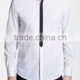 2015 European&American Style Slim Fit Official/dress Long Sleeve Mens/boy Shirt With Double Collar&cuff thumbnail-1