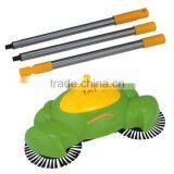 360 Degree Rotation Swirl Dustpan Broom Hand Propelled Floor Sweeper thumbnail-3