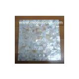 Natural color seamless mother of pearl mosaic