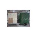 Mobile Prefab Container Villas Wood / Steel Door Panel Double/Single Glazing 2in1