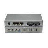 Full Duplex RJ45 2 Port Fiber Optic Switches Internet Auto Detect 10M / 100M thumbnail-1