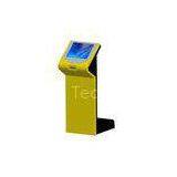 19 Inch Resistance / Capacitive Touch Screen Free Standing Ticket Vending Kiosk