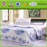 Blue and white porcelain washable mulberry silk quilt