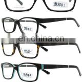 full rim wooden eyewear acetate eyeglasses