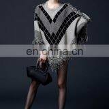 2015 Autumn Fashion Dress Women Wear Poncho Sweater Pullover Sweater thumbnail-3