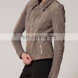 Leather Garment Manufacturer Fashion Ladies Wholesale Custom Leather Garment thumbnail-3