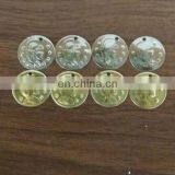 Personalized 18mm Tribal Gold and Silver Fake Belly Dance Coins With 3 Patterns Logo for Belly Dance P-9062 thumbnail-5