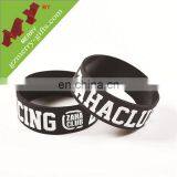 China supplier custom silicon bracelet in bulk