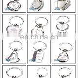 A Pair of Mini Cap Decorations Metal Crafts Silver Pendant Keychain thumbnail-4