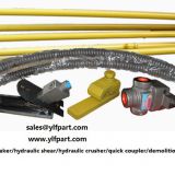 excavator hydraulic breaker hammer lines auxiliary pipelines piping kits for install attachment as hydraulic shear crusher