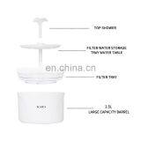 Manufacturer Wholesale Automatic Battery Filter Drinking LED Round Cat Water Fountain thumbnail-4